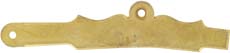 Sideplate for your Golden Age Longrifle,
wax cast brass